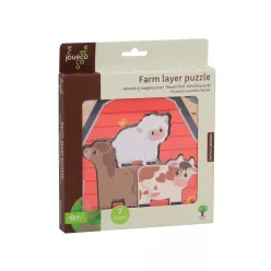 JouécoŽ - Háziállatok réteges puzzle