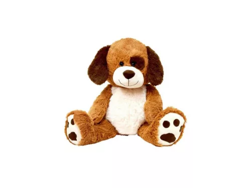 Plüss kutya, ülő, 48 cm