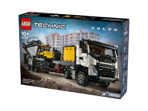 LEGO Technic 42175 Volvo Fmx teherautó és Ec230 elektromos markoló