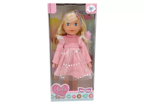 Baba fésűvel 35cm