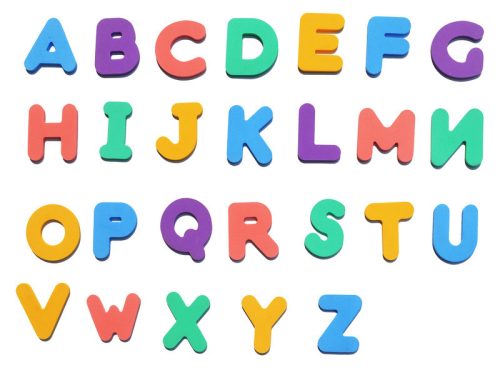 Betűs fürdőjáték (26 db)