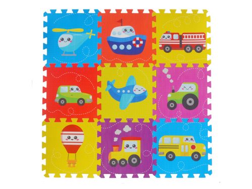 Szivacsszőnyeg - járművek, 9 db