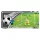 Fém futballkapu 16 cm-es labdával és pumpával