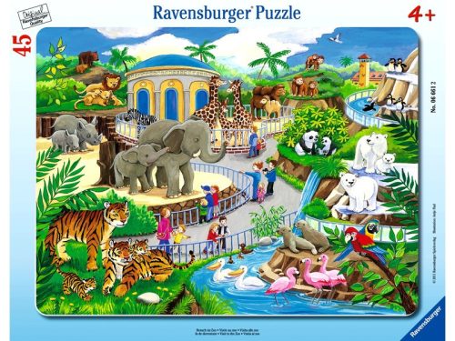 Állatkerti séta 45 darabos puzzle