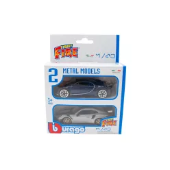   Bburago Street Fire kisautó 2 db-os csomag 1:43 - többféle