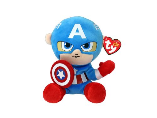 Beanie Babies SOFT plüss CAPTAIN AMERICA, 15 cm