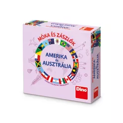   Társasjáték - Móka és zászlók - Amerika és Ausztrália