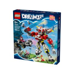   LEGO Dreamzzz 71497 Cooper tigrisrobotja és Zero Hot Rod autója