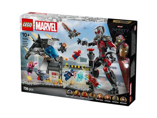LEGO Super Heroes Marvel 76314 Amerika kapitány: polgárháború csatajelenet