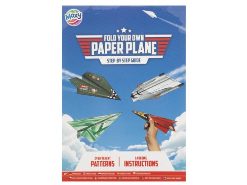 Papírrepülő készítő, 24 lap, 25x18 cm