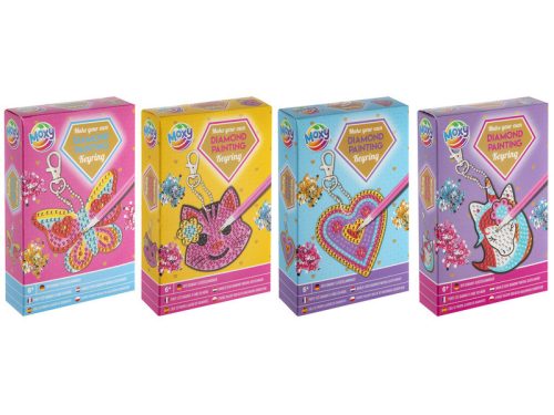 Gyémántfetős kulcstartó készítő, 4 féle