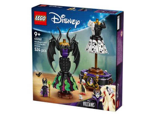 LEGO Disney 43262 Demóna és Szörnyella De Frász ruhái