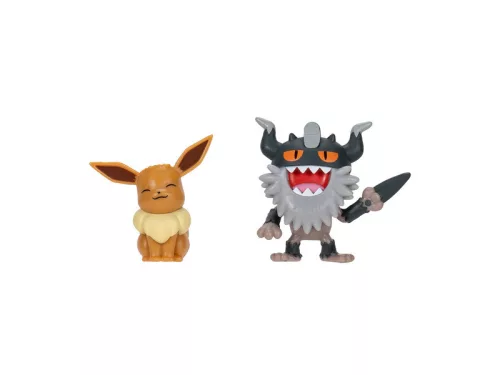 Pokémon figura csomag - Perrserker & Eevee 5 cm