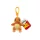 Pokémon kulcstartós plüssfigura - Charmander 8 cm