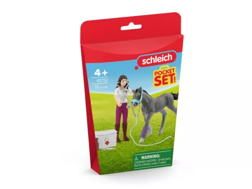 Schleich Horse Club Mrs.Kramer Csikóval