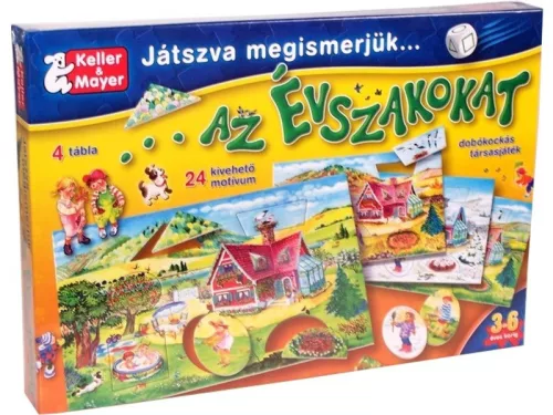 Játszva megismerjük az évszakokat 24 darabos puzzle