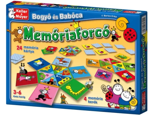 Bogyó és Babóca Memóriaforgó társasjáték