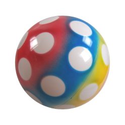 Színes lakkfényű labda - 22 cm, többféle