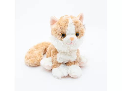 Cica nyávogó plüssfigura - 23 cm, többféle