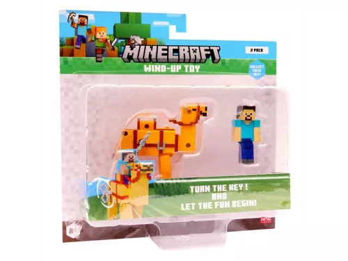 Minecraft figura felhúzható állattal s2