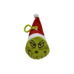 Grincs sapkában táskaklipp, 8 cm-es