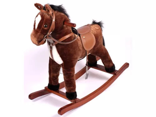 Hintaló mozgó szájjal és farokkal