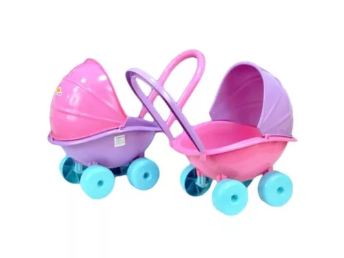 Ovális babakocsi 38 cm-es babához - többféle