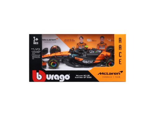 Bburago 1/43 F1 versenyautó - Mclaren MCL39 Norris