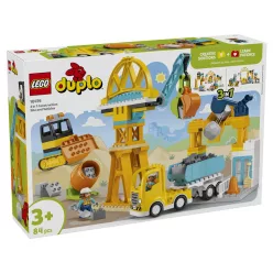   LEGO Duplo town 10476 3 az 1-ben építési terület és munkagépek