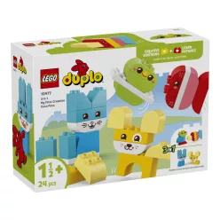   LEGO Duplo my first 10477 Kreatív és aranyos, 3 az 1-ben házi kedvencek