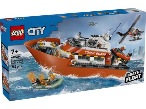 LEGO City 60504 Parti őrség mentőcsónak és helikopter