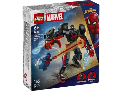LEGO Super Heroes 76337 Miles morales robot vs. Pókember 2099
