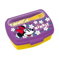 Műa.Minnie szendvicstartó, kanál+villa