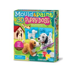 Gipszkiöntő-Aranyos kutyusok