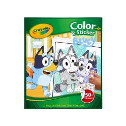 Crayola színező és matricázó füzet Bluey