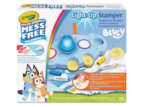 Crayola CW Világító varázspecsét-készlet Bluey
