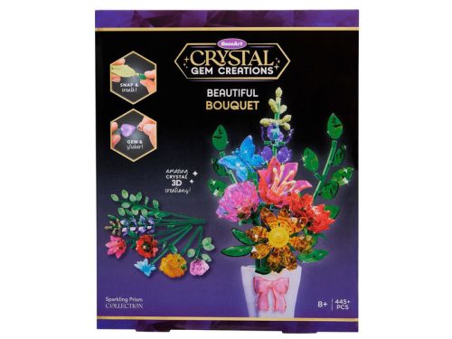 Készítsd magad 3D-s virágcsokor kristályokkal