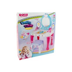 Unikornisos fésülködőasztal székkel