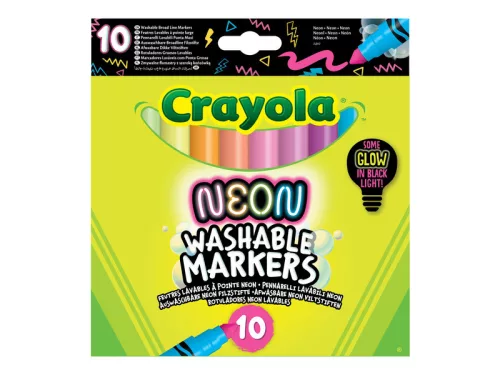 Crayola 10 db-os vastag hegyű NEON filckészlet