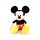 Mikiegér Disney plüssfigura - 43 cm