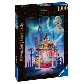Puzzle 100 db - Disney kastély Hamupipőke
