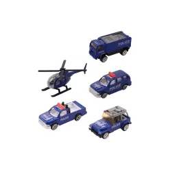 Rendőrségi fém jármű - 1:64, többféle