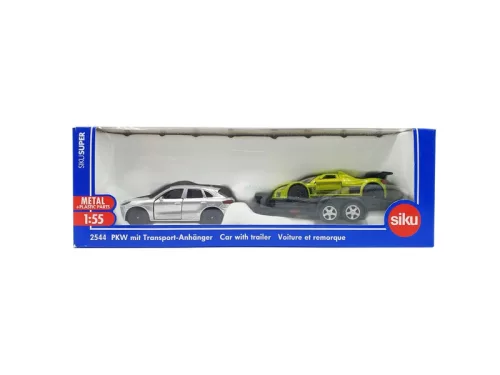 SIKU Porsche terepjáró trélerrel 1:55 - 2544