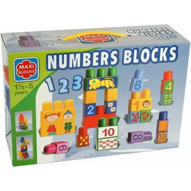 Maxi Blocks 18 darabos számos építőjáték
