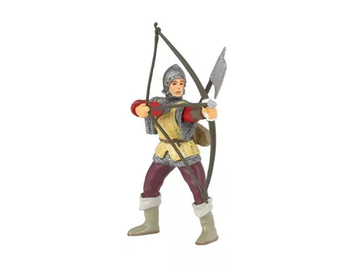 Papo piros íjász katona 39384
