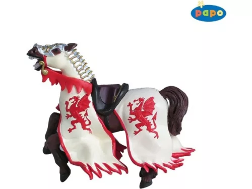 Papo piros sárkány pajzsos katonaló 39388