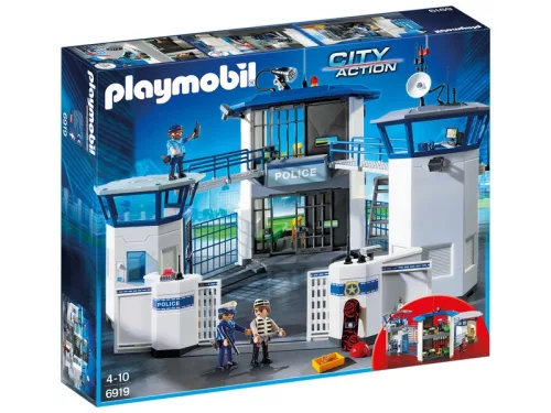 Playmobil Rendőrfőkapitányság cellákkal