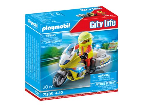 Playmobil City Life 71205 Mentőmotor villogó fénnyel