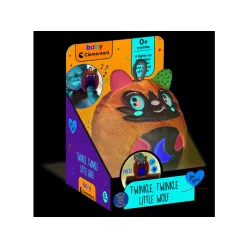 Baby Clementoni Ragyogj kis plüss - farkas