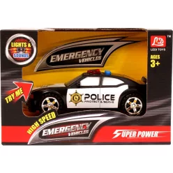 Elemes rendőrautó hanggal és fénnyel